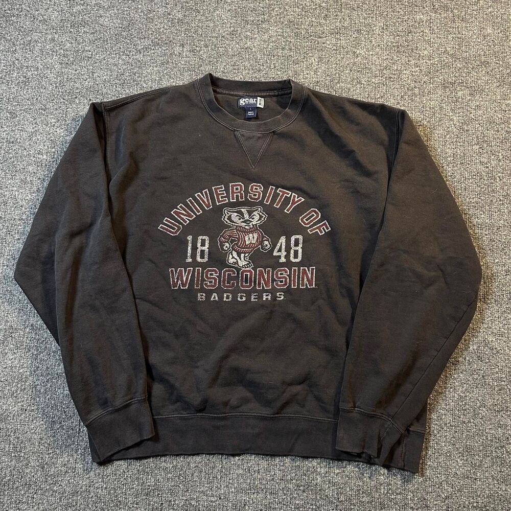 Unbranded Men's Black and Grey Sweatshirt